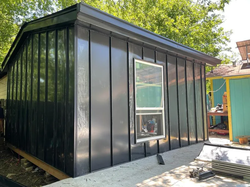 Black standing seam metal wall panels for Roof Inspection in Pineville